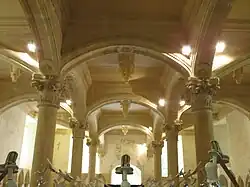 Detalle del techo de la nave