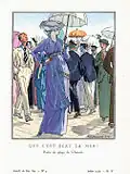 "Que bueno el mar", vestido para la playa, 1913.