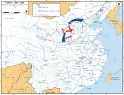 1947: los nacionalistas atacan a los comunistas en el norte.