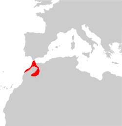 Mapa de distribución.