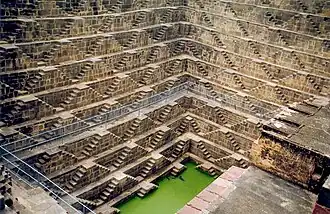 Chand Baori en Abhaneri, Rajastán.