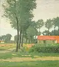 Charles Warren Eaton, Farm in Belgium