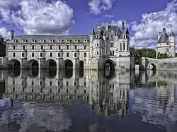 Galerie des Dômes et Galerie des Attelages del château de Chenonceau, de Jean Bullant (1576-1577)