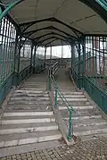 Escaleras de la estación de ferrocarril