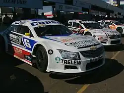 Unidad Chevrolet Cruze Series usada por Lucas Valle en la Top Race Series, año 2014.