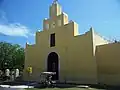 Iglesia principal de Chicxulub Pueblo.