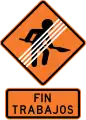 Fin trabajos en la vía