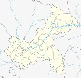 Fulíng ubicada en Chongqing