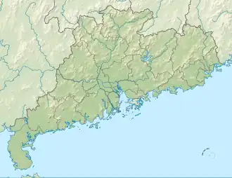 Isla Shamian ubicada en Guandong