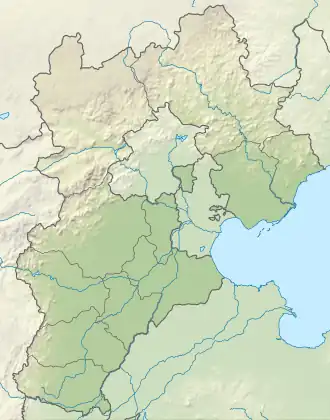 Lago Baiyangdian ubicada en Hebei