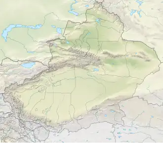 Kunlun ubicada en Xinjiang