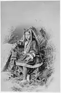 La nieta de Cochise en 1886