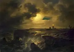 Heligoland a la luz de la luna (1851)