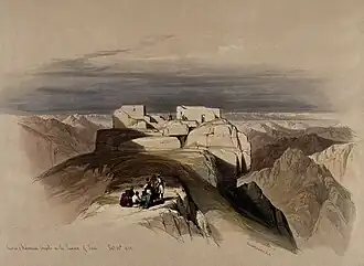 113. Las capillas cristianas y mahometanas del Monte Sinaí.