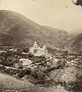 Vista panorámica del Santuario en 1874.