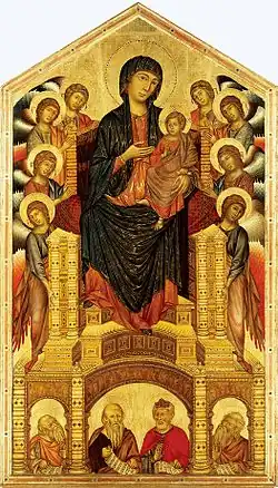 Cimabue, Virgen en Majestad.