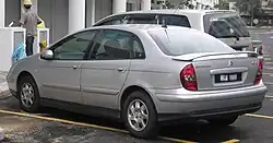 Citroën C5 Fase I, vista trasera (2001-2005)