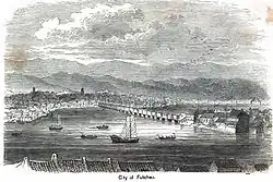La ciudad en 1850