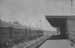 Estación Paso del Rey en la década de 1940.(Foto cedida por Apromac Paso del Rey)