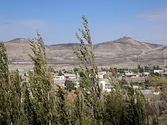 El barrio Gas del Estado desde lo alto y de fondo Ciudadela.