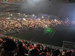 Weihnachtssingen (Cantos de Navidad) en 2010.