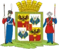 Primer escudo de 1849, en color.