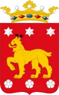 Escudo de la provincia de Tavastia en el Imperio ruso