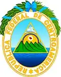 Escudo de la República Federal de Centroamérica (1827-1842)