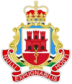 Escudo del Regimiento Real de Gibraltar.