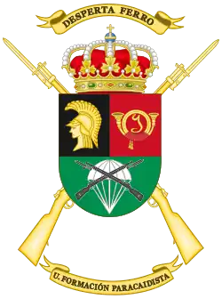 Escudo de la Unidad de Formación Paracaidista (UFPAC)