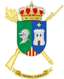 Escudo de la Unidad de Servicio de Base "General Almirante" (USBA)