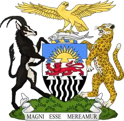 Escudo de la Federación de Rodesia y Nyasalandia (1953-1963)