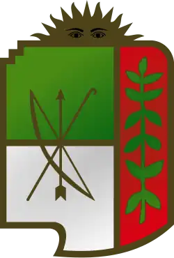 Escudo de la Provincia de Misiones, utilizado entre 1955 y 1959.