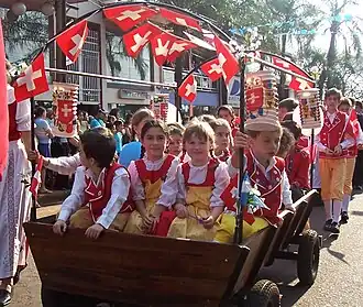 Suiza en la Fiesta del Inmigrante de 2007.