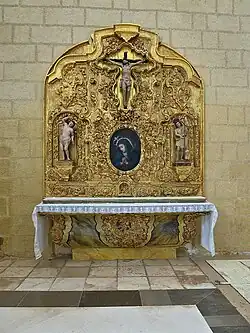 Retablo barroco (siglo XVIII).