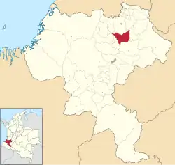 Caldono ubicada en Cauca (Colombia)