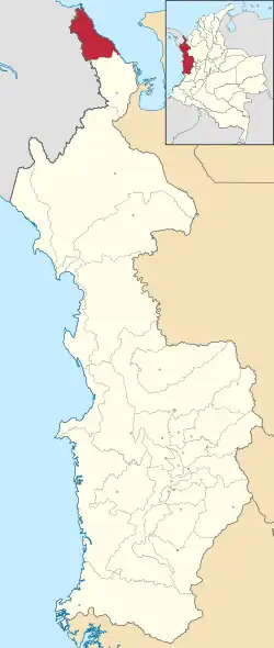 Sapzurro ubicada en Chocó