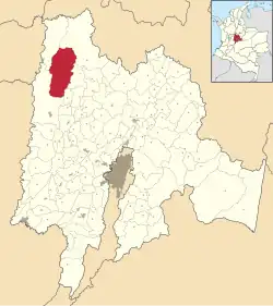 Caparrapí ubicada en Cundinamarca