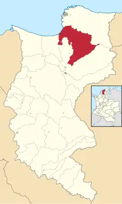 Ciénaga ubicada en Magdalena (Colombia)