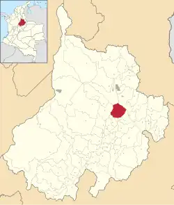 Los Santos ubicada en Santander (Colombia)