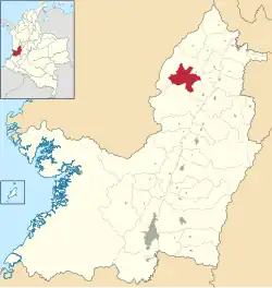 El Dovio ubicada en Valle del Cauca