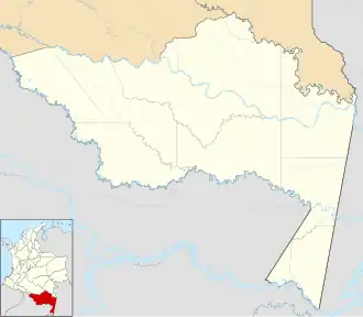 Leticia ubicada en Amazonas (Colombia)