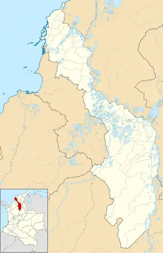 San Basilio de Palenque ubicada en Bolívar (Colombia)