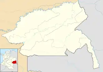 Inírida ubicada en Guainía