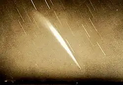 Cometa Ikeya-Seki, octubre 1965, fotografíado en Santa Fe, Argentina. By Jorge Cappato.