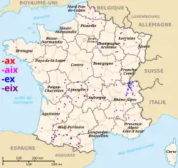 Terminaciones en -ax, -ej, -as y -eje