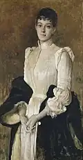 Retrato de Concepción Miramón, de Vicente Palmaroli.