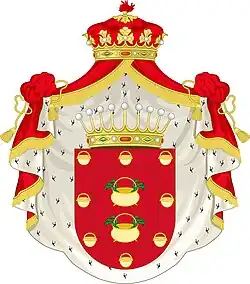 Conde de Fernandina, Grande de Espana
