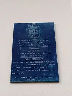 Documento en el que se reconoce a Trescasas como Pueblo de la Tierra de Segovia perteneciente al Sexmo de San Lorenzo