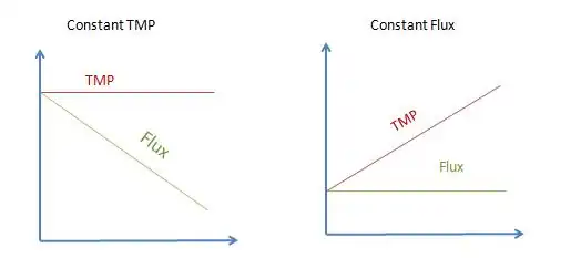 Operaciones de TMP constante y flujo constante
